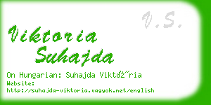 viktoria suhajda business card